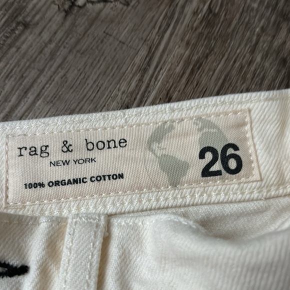 NWOT Cream rag & bone jean shorts - Picture 2 of 4